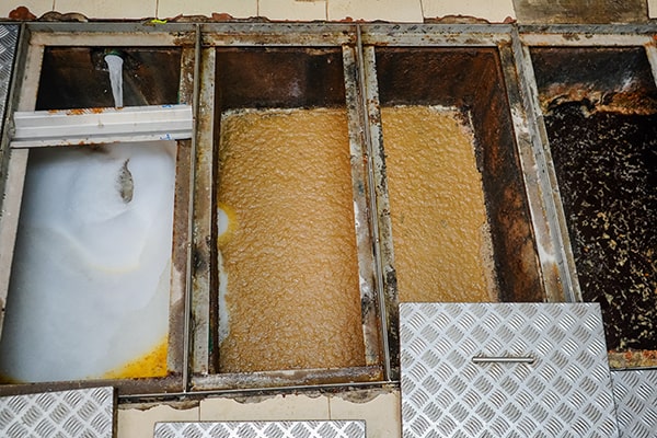 professional-grade pumps, hoses, and vacuum trucks are typically used for efficient and thorough grease trap maintenance